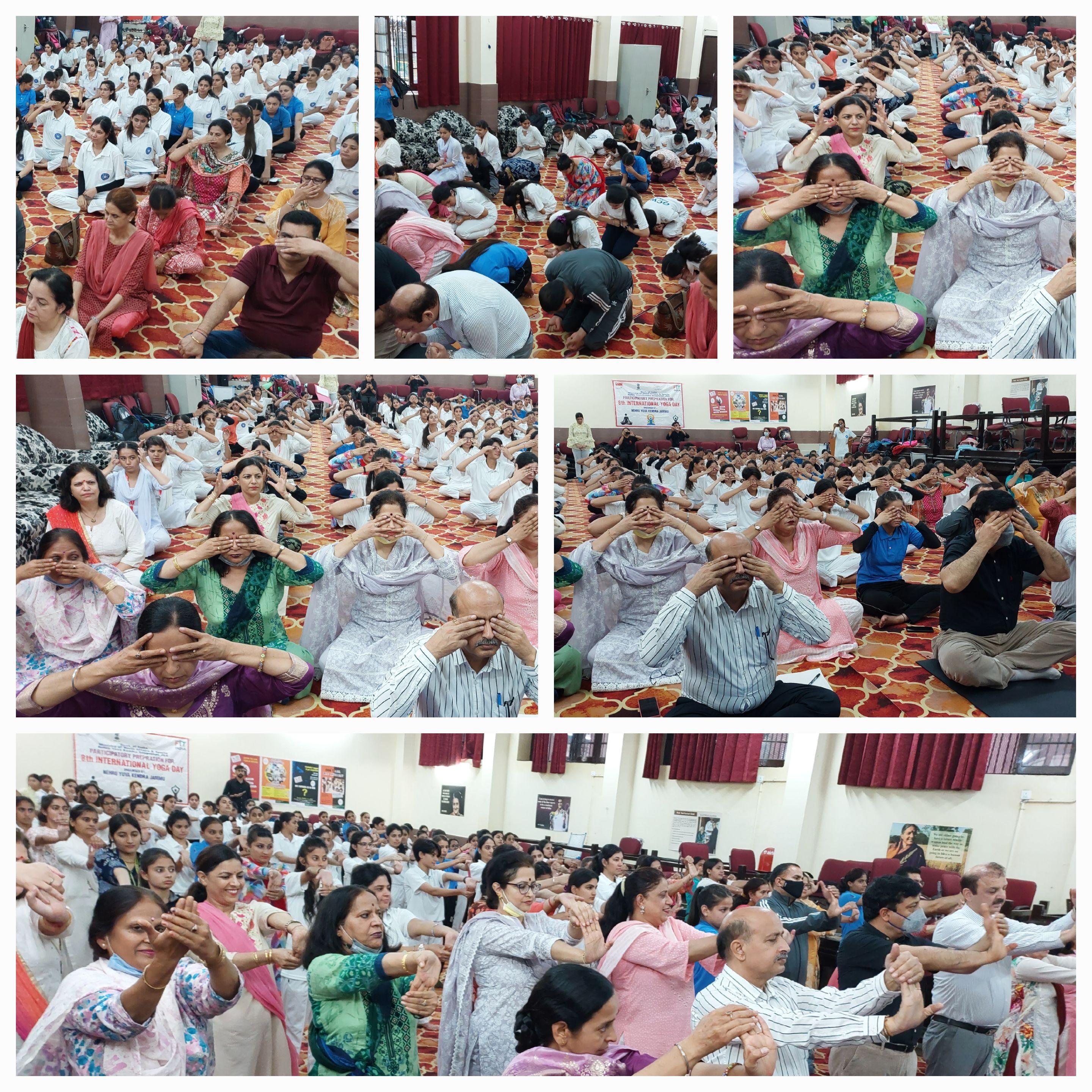 Yoga Organized in College