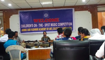 On 5th August, 2017 Vanshika Jarral of B.A â€“ III Semester won 1st prize in Vocal Classical Music Competition (on spot) organized by J&K Accademy of art, culture and languages in the adult category. She sang raag Yaman (Vilambit Ektaal and Drut teentaal).